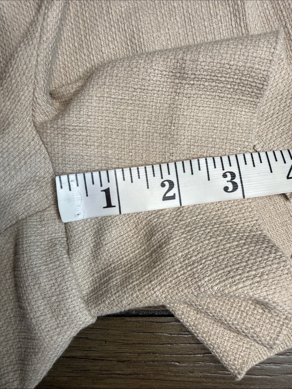 Bec and bridge tan 100% cotton textured weaved knit coastal trouser shorts US 4 - Picture 8 of 13